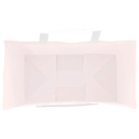 Produktbild för Papperspåsar 250 st med handtag rosa 21x11x36 cm