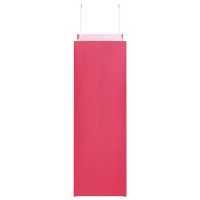 Produktbild för Papperspåsar 250 st med handtag rosa 26x12x35 cm