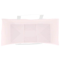 Produktbild för Papperspåsar 250 st med handtag rosa 26x12x35 cm