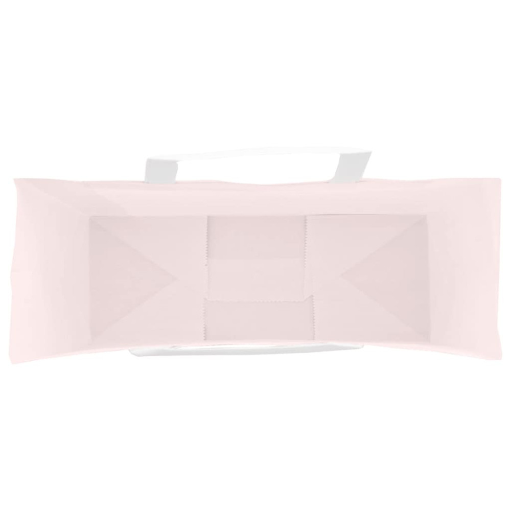 Produktbild för Papperspåsar 250 st med handtag rosa 32x12x42 cm