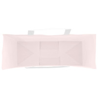 Produktbild för Papperspåsar 250 st med handtag rosa 32x12x42 cm