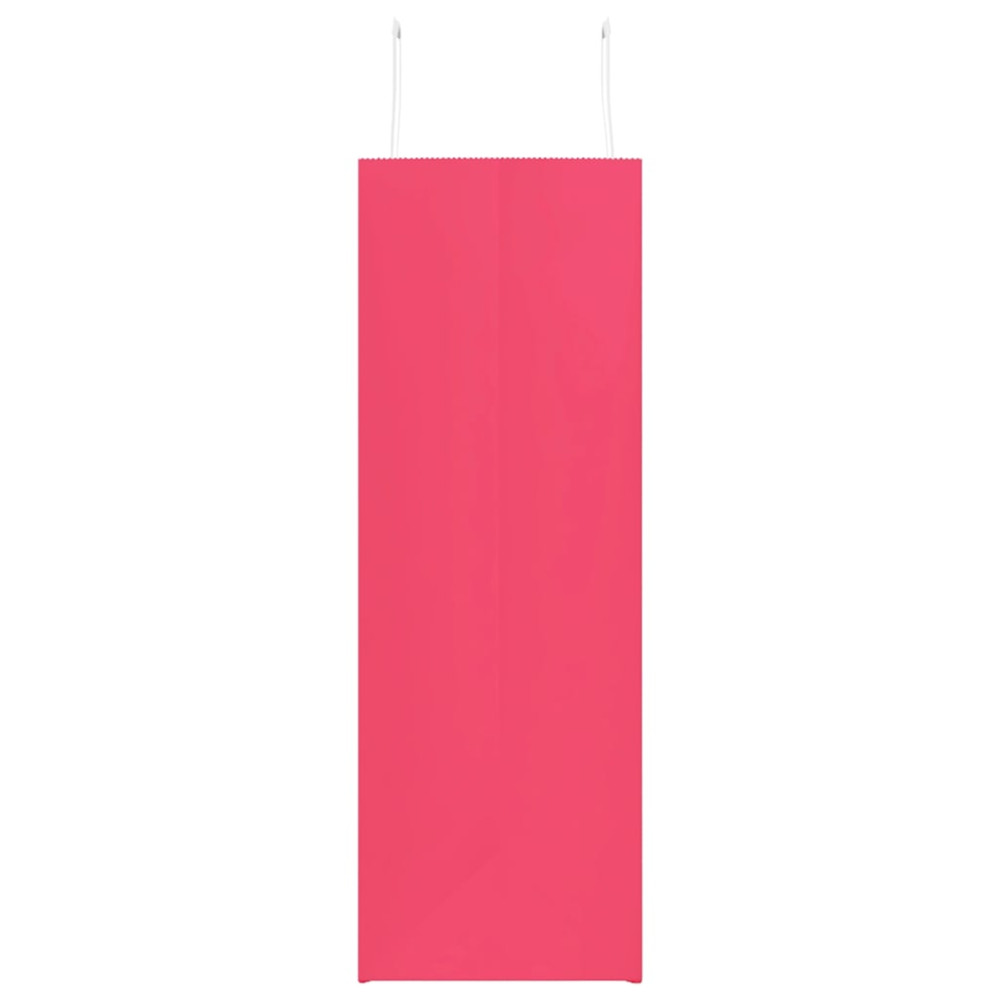 Produktbild för Papperspåsar 250 st med handtag rosa 45x17x48 cm