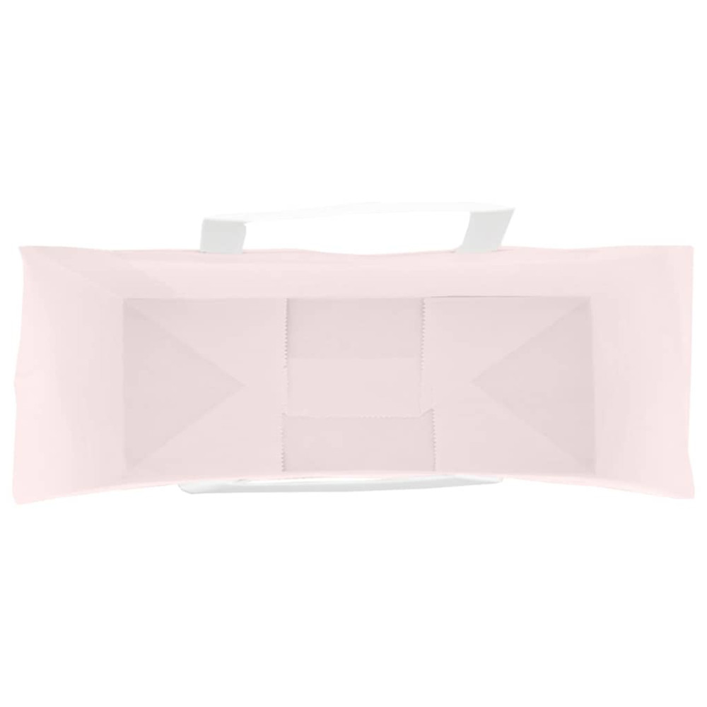 Produktbild för Papperspåsar 250 st med handtag rosa 45x17x48 cm