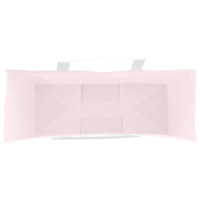 Produktbild för Papperspåsar 250 st med handtag rosa 45x17x48 cm