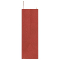 Produktbild för Papperspåsar 250 st med handtag röd 54x15x49 cm