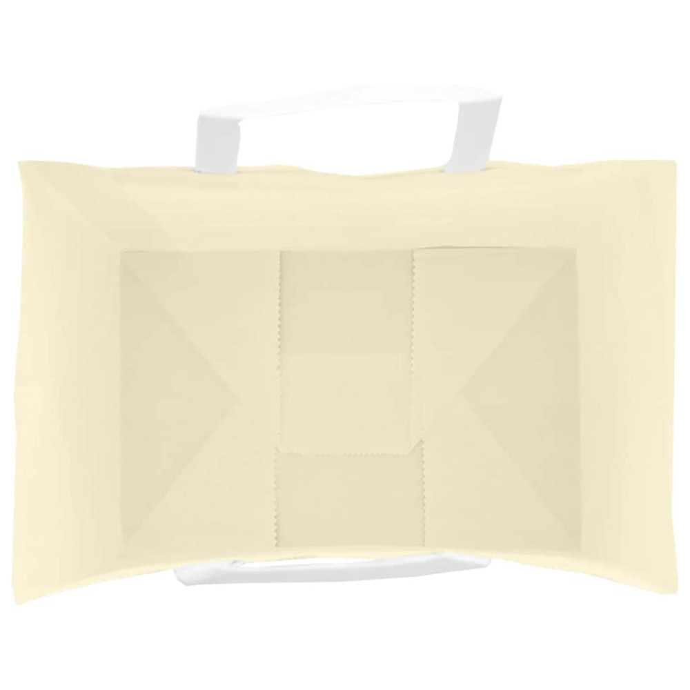 Produktbild för Papperspåsar 250 st med handtag gul 32x22x28 cm