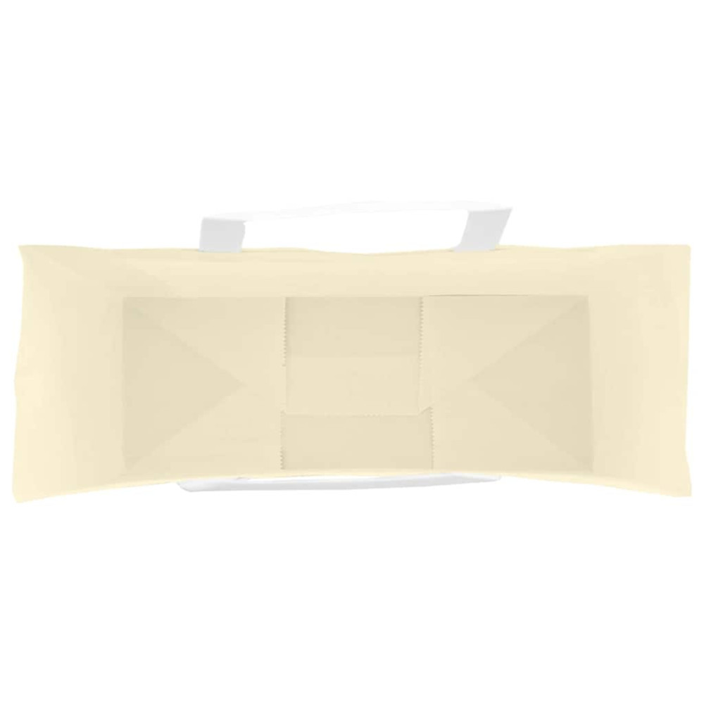 Produktbild för Papperspåsar 250 st med handtag gul 45x17x48 cm