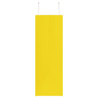Produktbild för Papperspåsar 250 st med handtag gul 54x15x49 cm