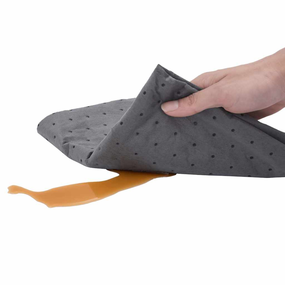 Produktbild för Oljeabsorbentdynor 25 st grå 40x50 cm