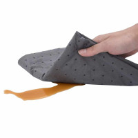 Produktbild för Oljeabsorberande dyna grå 40x1000 cm