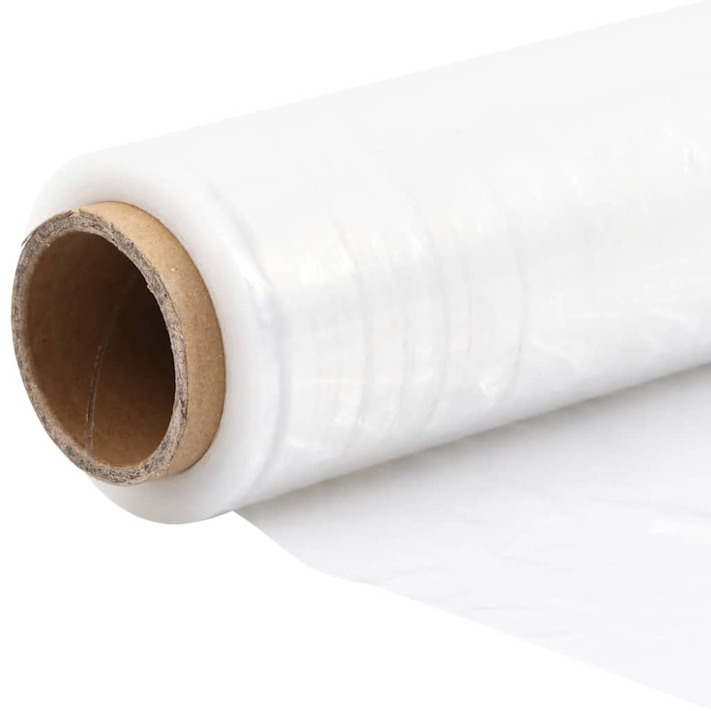 Produktbild för Sträckfilm 2 st transparent 30 μm 50 cm x 300 m