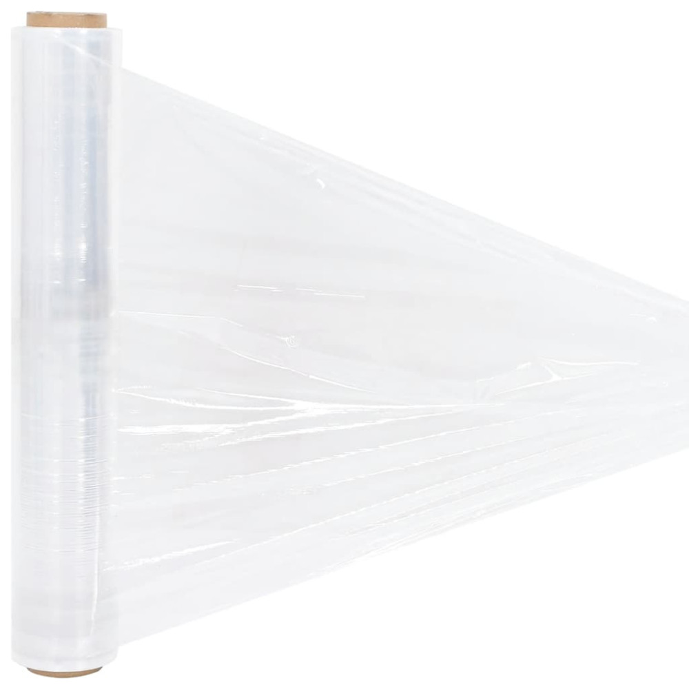 Produktbild för Sträckfilm 2 st transparent 30 μm 50 cm x 300 m