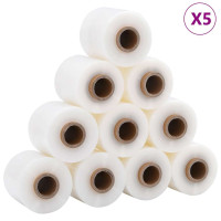Produktbild för Sträckfilm 50 st transparent 23 μm 10 cm x 150 m