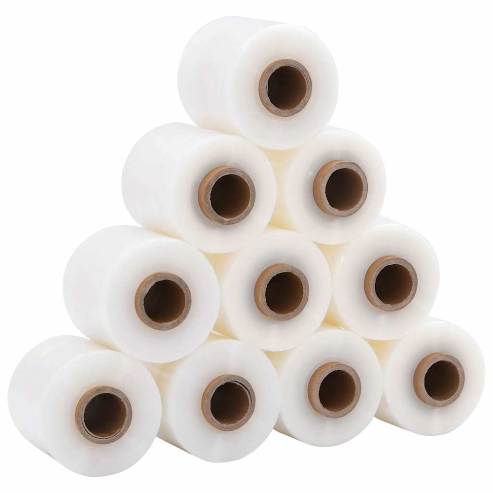 Produktbild för Sträckfilm 10 st transparent 23 μm 10 cm x 300 m