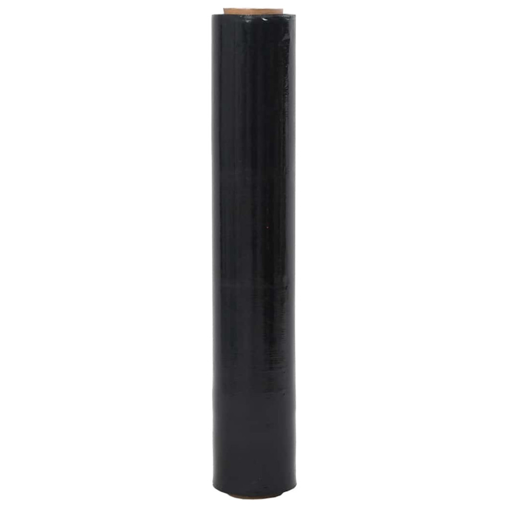 Produktbild för Sträckfilm 2 st Svart 20 μm 50 cm x 300 m
