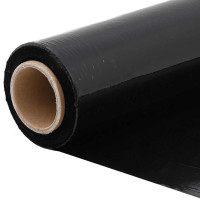 Produktbild för Sträckfilm 2 st Svart 30 μm 50 cm x 300 m