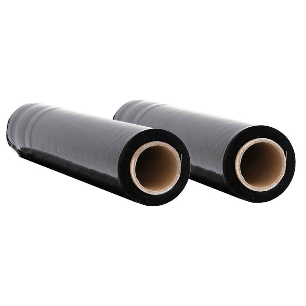 Produktbild för Sträckfilm 6 st Svart 17 μm 50 cm x 300 m
