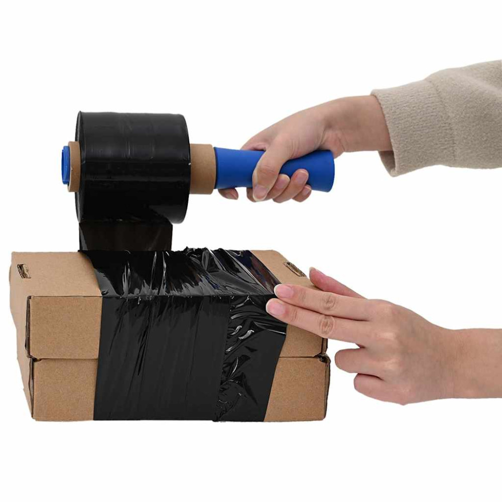 Produktbild för Sträckfilmer 10 st svart 23 μm 10 cm x 300 m