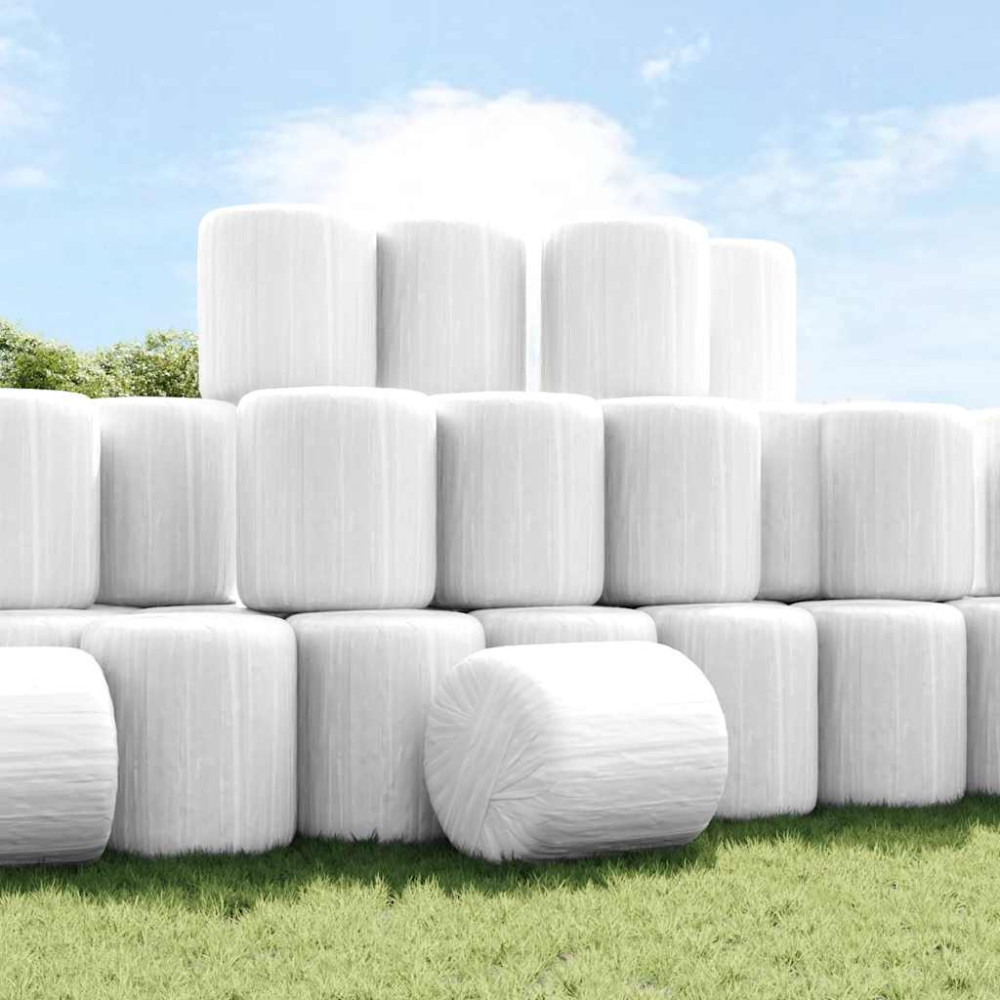 Produktbild för Sträckfilm för lantbruk vit 25 μm 50 cm x 1800 m