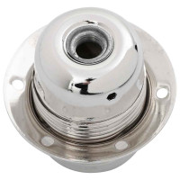 Produktbild för Lamphållare 2 st Satin Nickel E27
