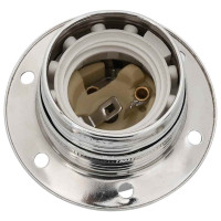Produktbild för Lamphållare 2 st Satin Nickel E27