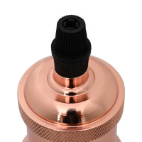 Produktbild för Lamphållare 2 st roséguld E27