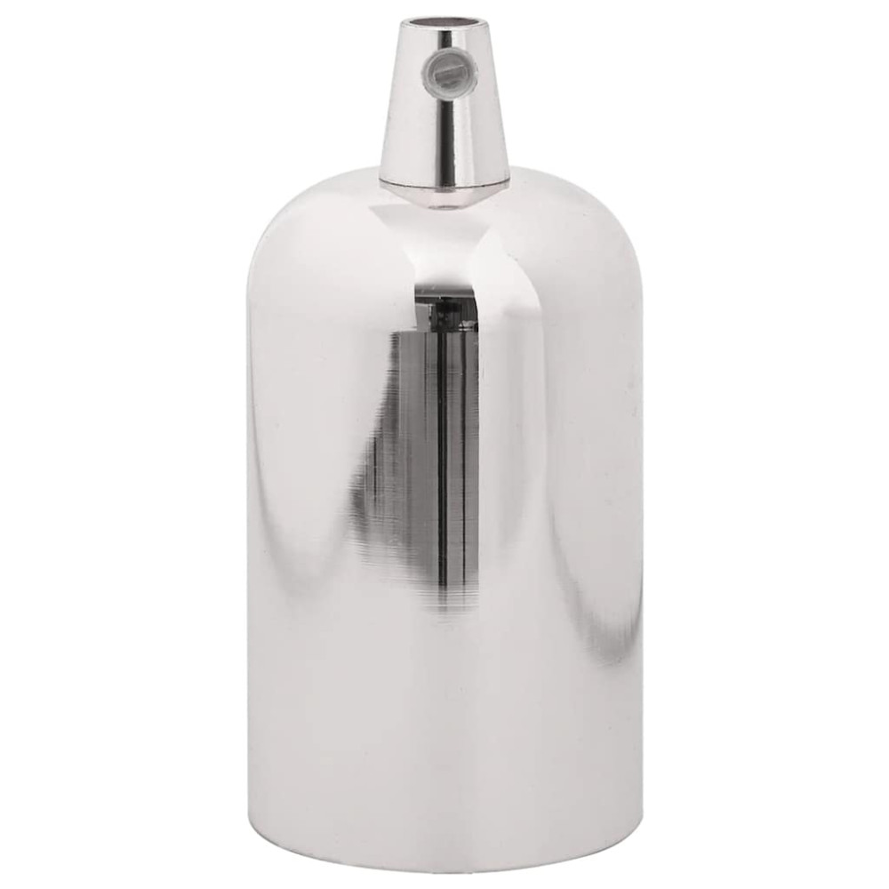 Produktbild för Lamphållare 2 st Satin Nickel E27