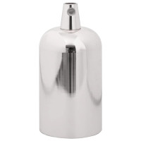 Produktbild för Lamphållare 2 st Satin Nickel E27