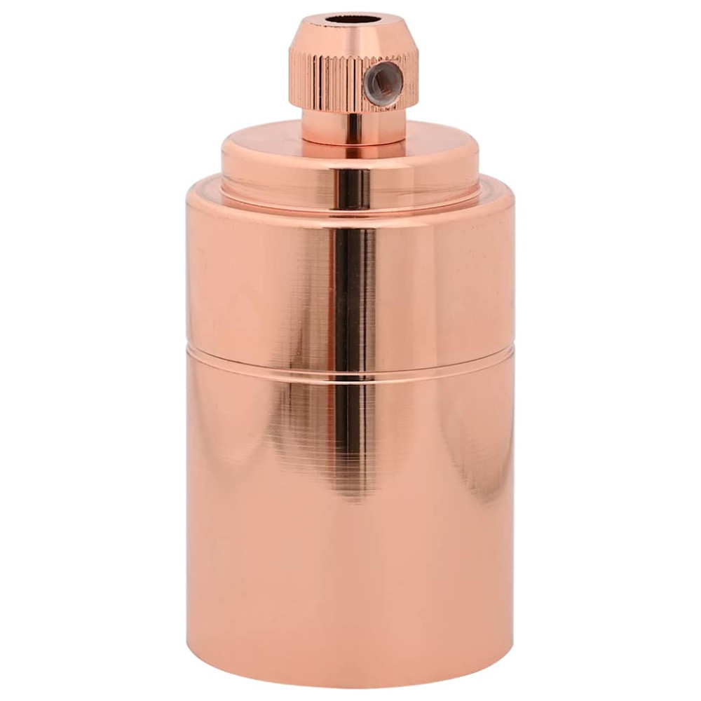 Produktbild för Lamphållare 2 st roséguld E27