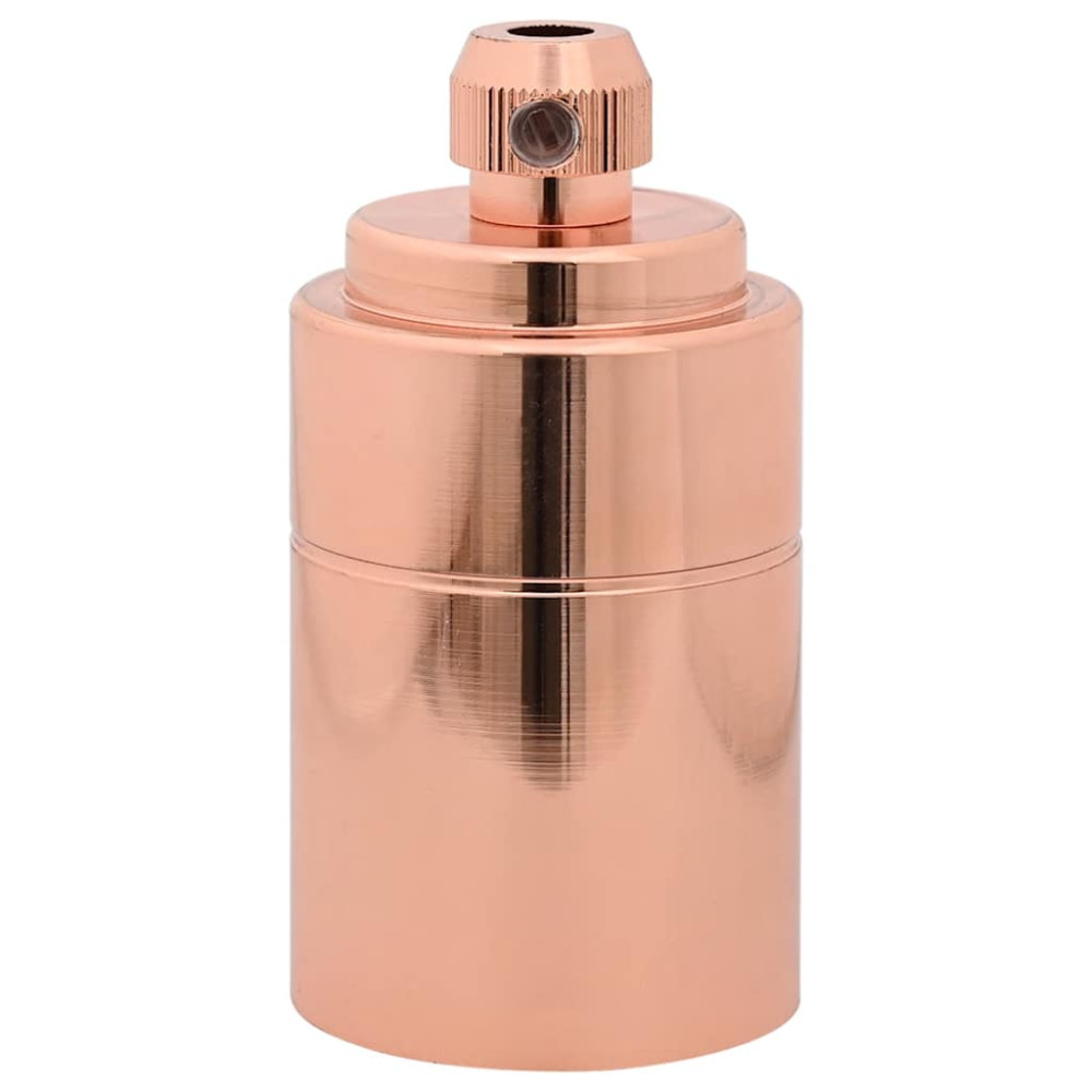 Produktbild för Lamphållare 2 st roséguld E27