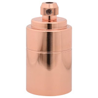 Produktbild för Lamphållare 2 st roséguld E27