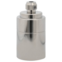 Produktbild för Lamphållare 2 st Satin Nickel E27