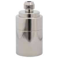 Produktbild för Lamphållare 2 st Satin Nickel E27