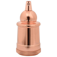 Produktbild för Lamphållare 2 st roséguld E27