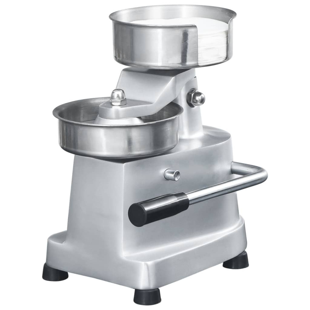 Produktbild för Hamburgerpress med 500 pappersark aluminium 10 cm