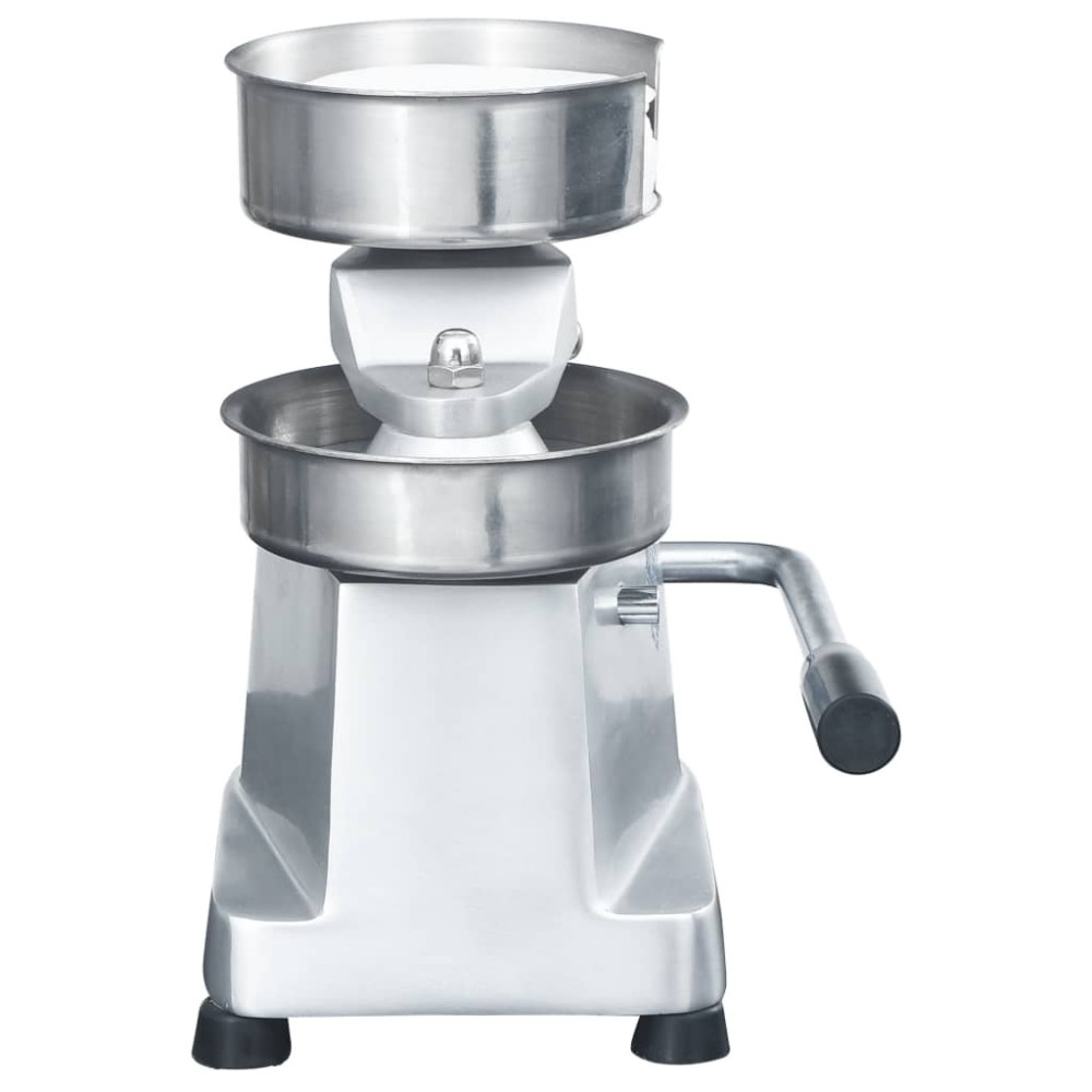 Produktbild för Hamburgerpress med 500 pappersark aluminium 10 cm