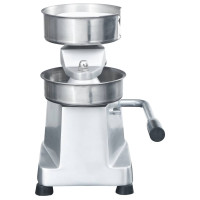 Produktbild för Hamburgerpress med 500 pappersark aluminium 10 cm