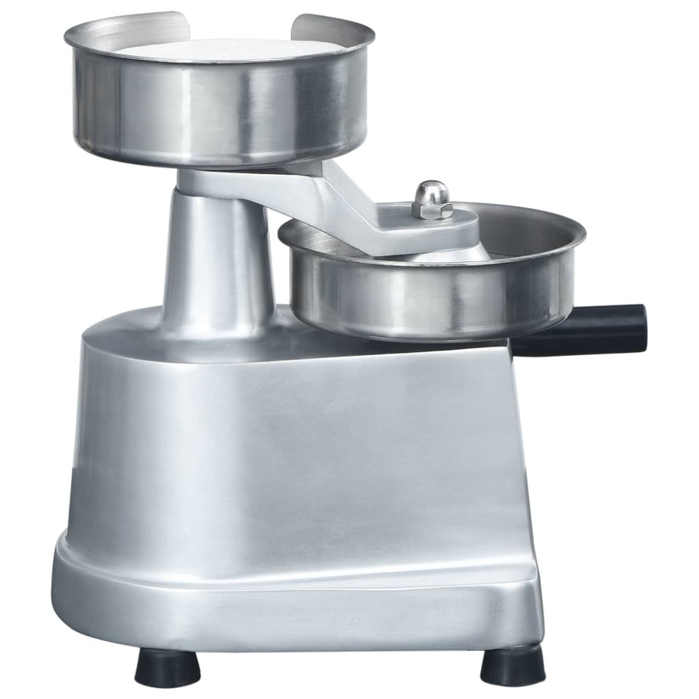 Produktbild för Hamburgerpress med 500 pappersark aluminium 10 cm