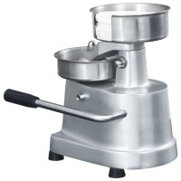 Produktbild för Hamburgerpress med 500 pappersark aluminium 10 cm