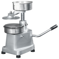 Produktbild för Hamburgerpress med 500 pappersark aluminium 10 cm