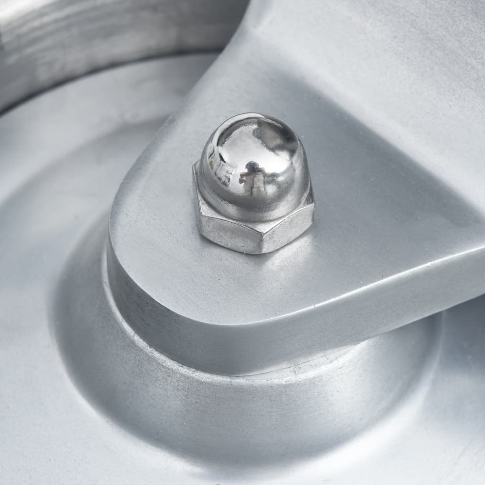 Produktbild för Hamburgerpress med 500 pappersark aluminium 13 cm