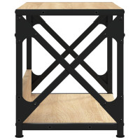Produktbild för Skrivarställ 2 hyllor sonoma-ek 44x26x31,5 cm konstruerat trä