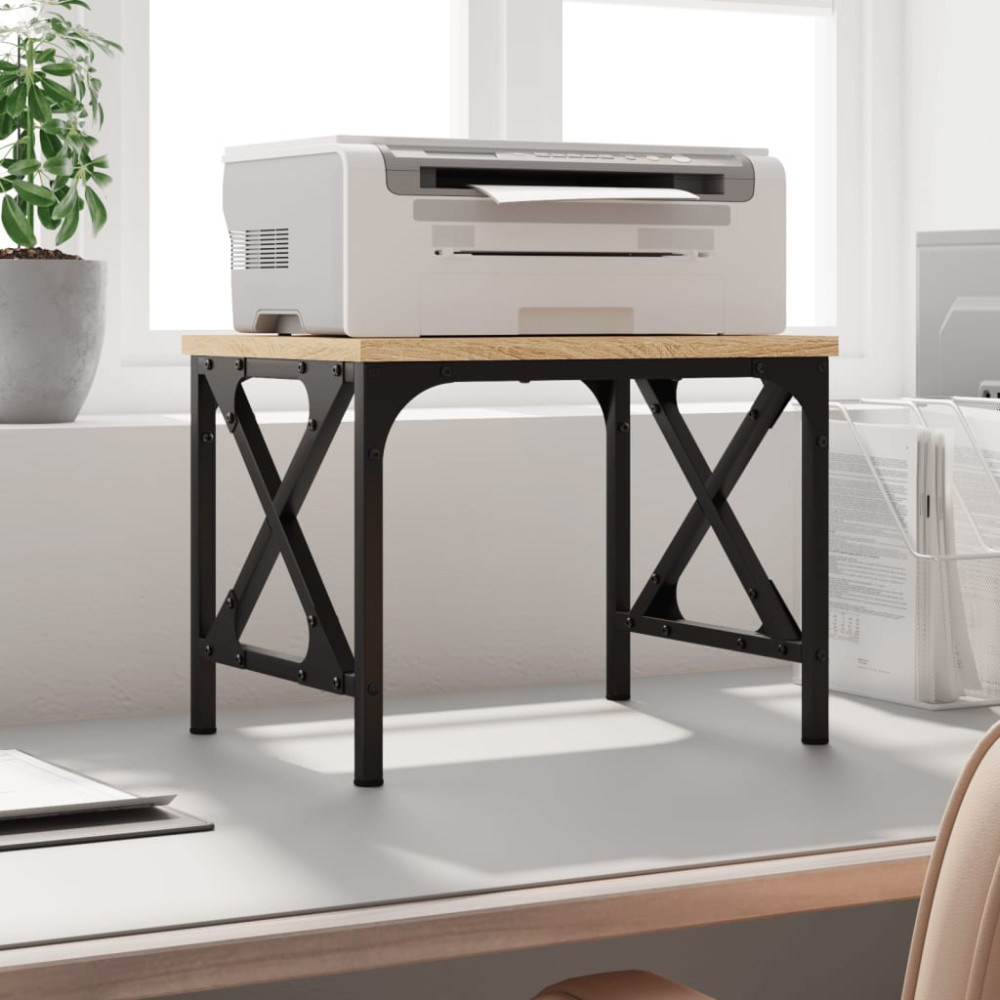Produktbild för Skrivarställ sonoma-ek 40x30x31 cm konstruerat trä