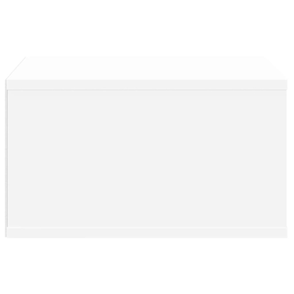 Produktbild för Skrivarställ vit 49x40x22,5 cm konstruerat trä