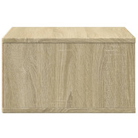 Produktbild för Skrivarställ sonoma-ek 49x40x22,5 cm konstruerat trä