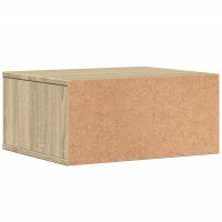 Produktbild för Skrivarställ sonoma-ek 49x40x22,5 cm konstruerat trä