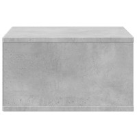 Produktbild för Skrivarställ betonggrå 49x40x22,5 cm konstruerat trä