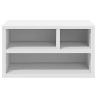 Produktbild för Skrivarställ vit 40x32x22,5 cm konstruerat trä