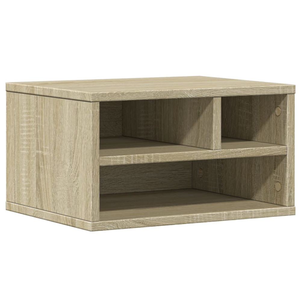 Produktbild för Skrivarställ sonoma-ek 40x32x22,5 cm konstruerat trä