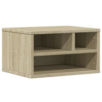 Produktbild för Skrivarställ sonoma-ek 40x32x22,5 cm konstruerat trä